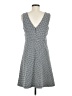 Ann Taylor LOFT Chevron-herringbone Gray Casual Dress Size 8 - photo 2