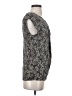Ann Taylor Silver Sleeveless T-Shirt Size M - photo 4