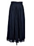 Point Sur 100% Polyester Solid Blue Casual Skirt Size 6 - photo 1