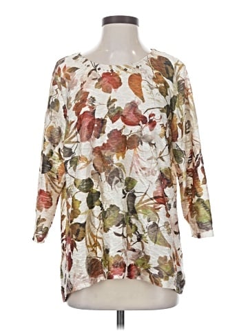 Alfred Dunner 3/4 Sleeve T-Shirt (view 1)