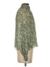 Intermix 100% Silk Green Long Sleeve Silk Top Size 2 - photo 4