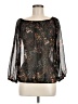 Walter Baker 100% Polyester Black 3/4 Sleeve Blouse Size M - photo 1