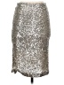 BB Dakota Metallic Silver Formal Skirt Size XS - photo 2