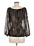 Walter Baker 100% Polyester Black 3/4 Sleeve Blouse Size M - photo 2