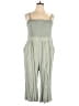 Torrid Solid Gray Jumpsuit Size 2X Plus (2) - photo 1