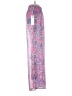 Beach Bunny 100% Polyester Paisley Pink Purple Casual Pants Size S - photo 4