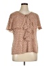 Simonton Says Brown Short Sleeve Blouse Size 1X - photo 1