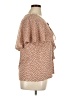 Simonton Says Brown Short Sleeve Blouse Size 1X - photo 4