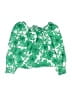 Crewcuts 100% Cotton Green Long Sleeve Blouse Size S (kids) - photo 1