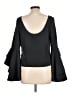Milly Black Long Sleeve Blouse Size 12 - photo 2