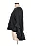 Milly Black Long Sleeve Blouse Size 12 - photo 5
