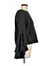 Milly Black Long Sleeve Blouse Size 12 - photo 4