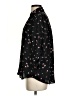 Iz Byer Floral Black 3/4 Sleeve Blouse Size S - photo 5