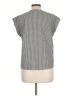 Como Vintage Gray Short Sleeve Blouse Size L - photo 2