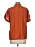 Shein 100% Polyester Orange Short Sleeve Blouse Size 12 - photo 2