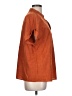 Shein 100% Polyester Orange Short Sleeve Blouse Size 12 - photo 4