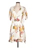 Reformation Floral Ivory Casual Dress Size L - photo 1