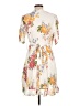 Reformation Floral Ivory Casual Dress Size L - photo 2