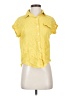 Unbranded Yellow Short Sleeve Blouse Size S (estimated) - photo 1