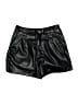 Divided by H&M Metallic Black Shorts Size 6 - photo 1