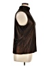 Laura Ashley Metallic Brown Sleeveless Blouse Size XL - photo 4
