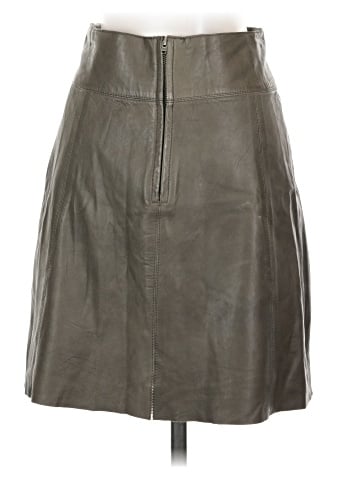 Zara Faux Leather Skirt (view 2)
