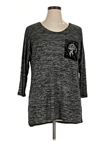 Apt. 9 3/4 Sleeve Top (view 1)