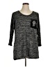 Apt. 9 Gray 3/4 Sleeve Top Size XL - photo 1