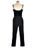 Black Halo Solid Black Jumpsuit Size 10 - photo 2