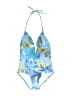 Gottex Tropical Blue One Piece Swimsuit Size 8 - photo 1