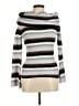 Rubber Doll 100% Acrylic Stripes Silver Turtleneck Sweater Size M - photo 1