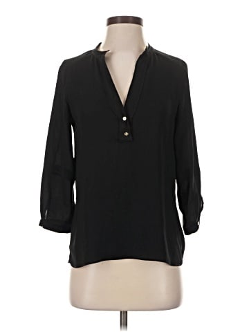 Zara Basic 3/4 Sleeve Blouse (view 1)