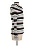 Rubber Doll 100% Acrylic Stripes Silver Turtleneck Sweater Size M - photo 4