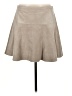 BCBGMAXAZRIA Solid Tan Faux Leather Skirt Size M - photo 1