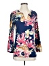 Natori Blue 3/4 Sleeve T-Shirt Size S - photo 1