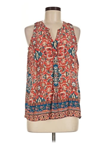Tolani Sleeveless Silk Top (view 1)