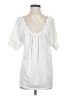Iris Design White Short Sleeve Blouse Size S - photo 1