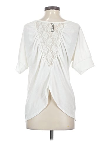 Iris Design Short Sleeve Blouse (view 2)