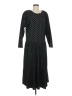 Talbots 100% Cotton Polka Dots Black Casual Dress Size M - photo 1
