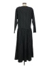 Talbots 100% Cotton Polka Dots Black Casual Dress Size M - photo 2