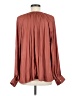 Glam Brown Long Sleeve Blouse Size M - photo 2
