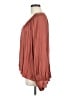 Glam Brown Long Sleeve Blouse Size M - photo 5