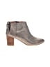 Miss Albright 100% Leather Gray Ankle Boots Size 8 1/2 - photo 1
