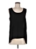 Banana Republic 100% Polyester Black Sleeveless Top Size Med Petite - photo 1