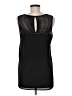 Banana Republic 100% Polyester Black Sleeveless Top Size Med Petite - photo 2