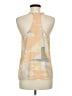 Mara Hoffman 100% Polyester Tan Sleeveless Blouse Size M - photo 2