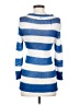 Pol Stripes Blue Pullover Sweater Size S - photo 2