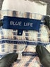 Blue Life 100% Rayon Blue Short Sleeve Blouse Size M - photo 7