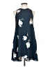 Amanda Uprichard 100% Polyester Floral Blue Casual Dress Size S - photo 1