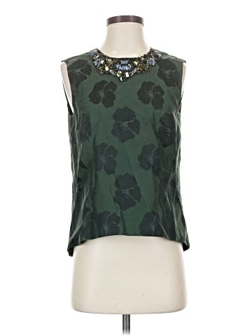 Tory Burch Sleeveless Silk Top (view 1)